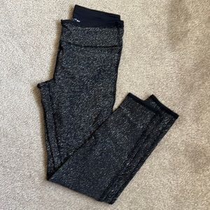 Aerie black sparkle leggings, size M NWOT